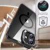 Etui MagSafe iPhone 16 ESR Classic Hybrid z Podstawką Czarne + Szkło Zestaw